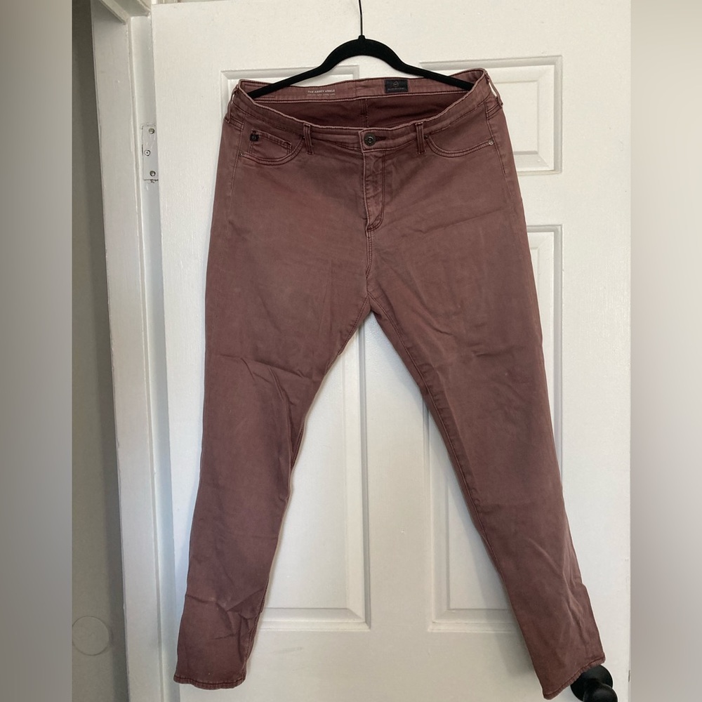 AG Adriano Goldschmied The Abbey Ankle in Dusty Rose, 32R